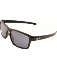 Oakley OO9262-01 Sliver Matte Black - Grey Sunglasses