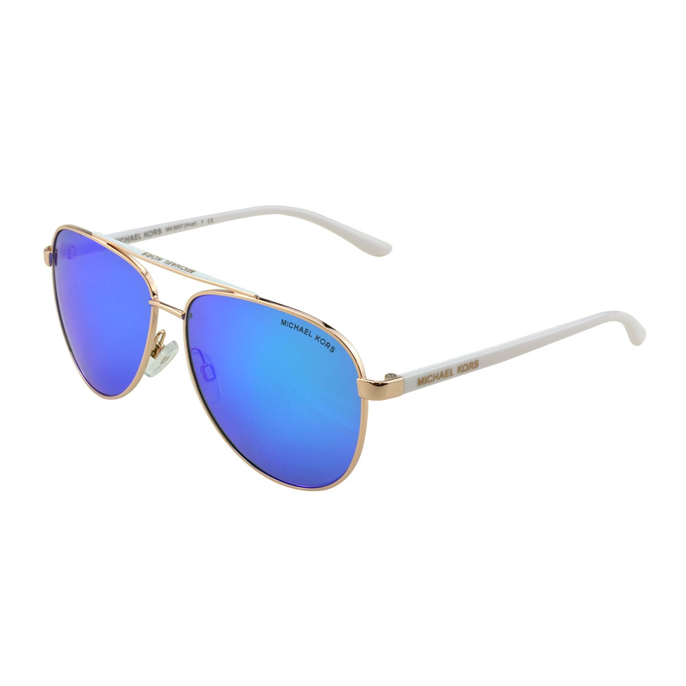 michael kors blue aviator sunglasses